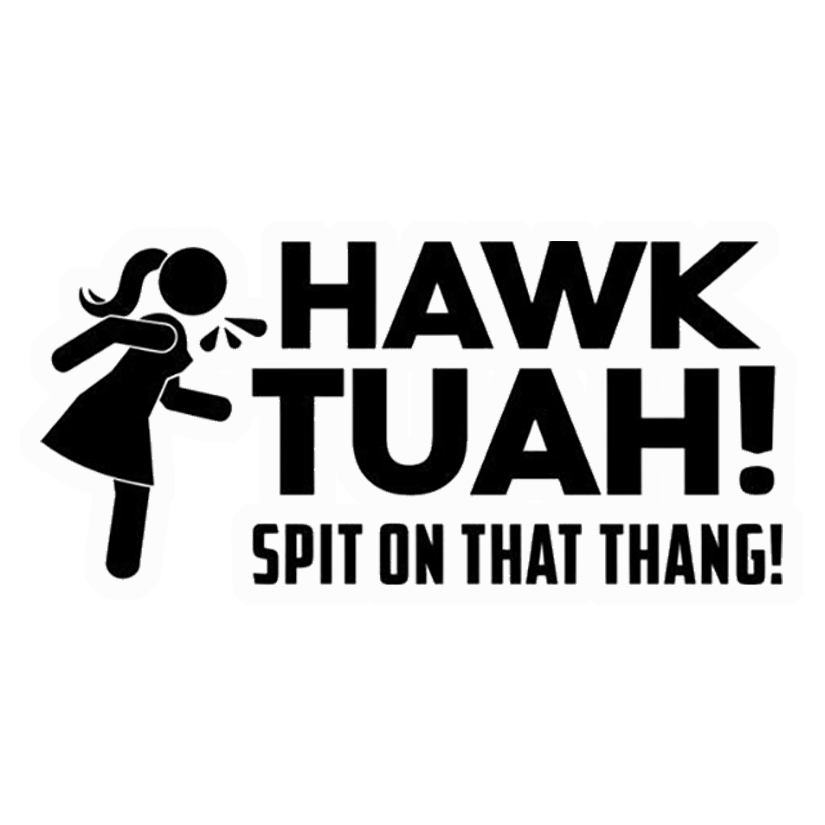 Hawk Tuah Spit Figure Premium Vinyl Stickers