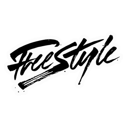 Freestyle Brush Script Premium Vinyl Stickers