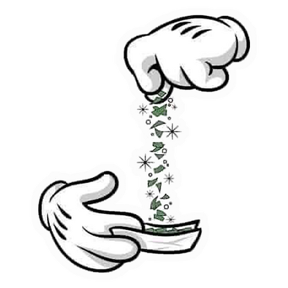 Cartoon Hands Rolling Premium Vinyl Stickers