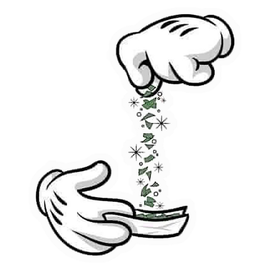 Cartoon Hands Rolling Premium Vinyl Stickers