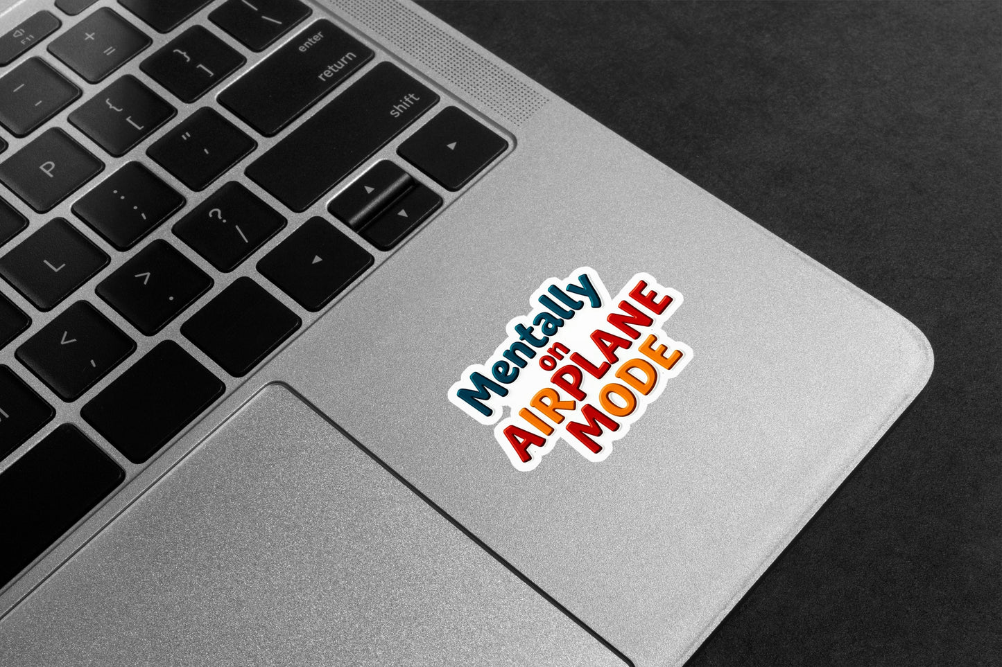 Mentally Airplane Mode Premium Vinyl Stickers