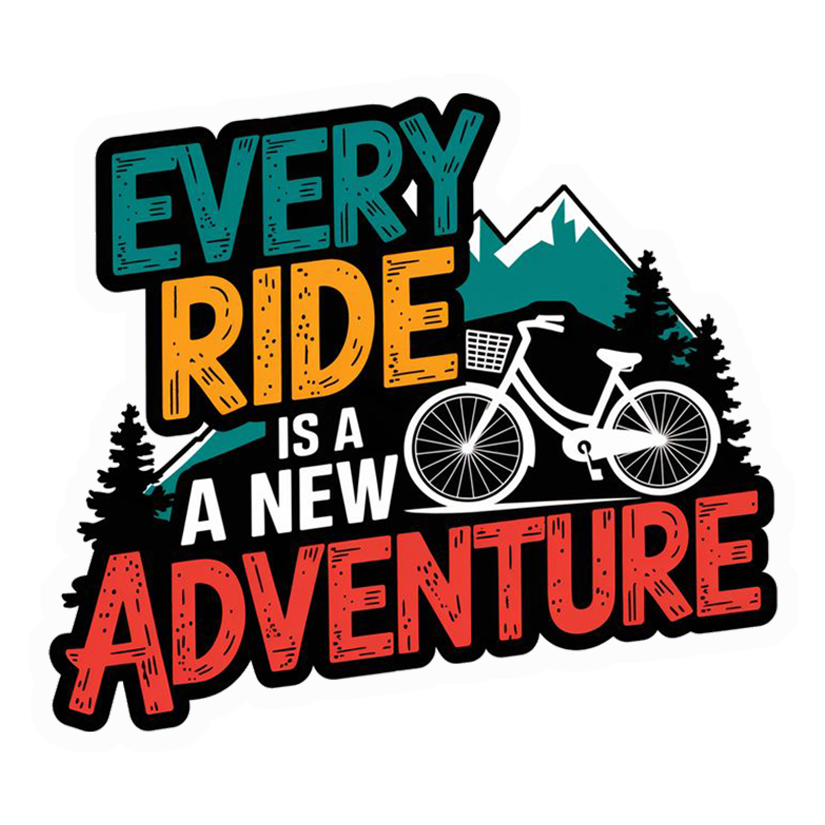 Every Ride Adventure Bike Premium Vinyl Stickers