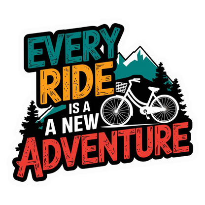 Every Ride Adventure Bike Premium Vinyl Stickers