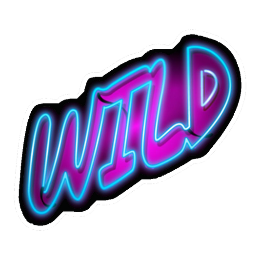 Wild Neon Glow Premium Vinyl Stickers