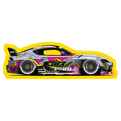 LBWK Tuned Car Premium Vinyl Stickers