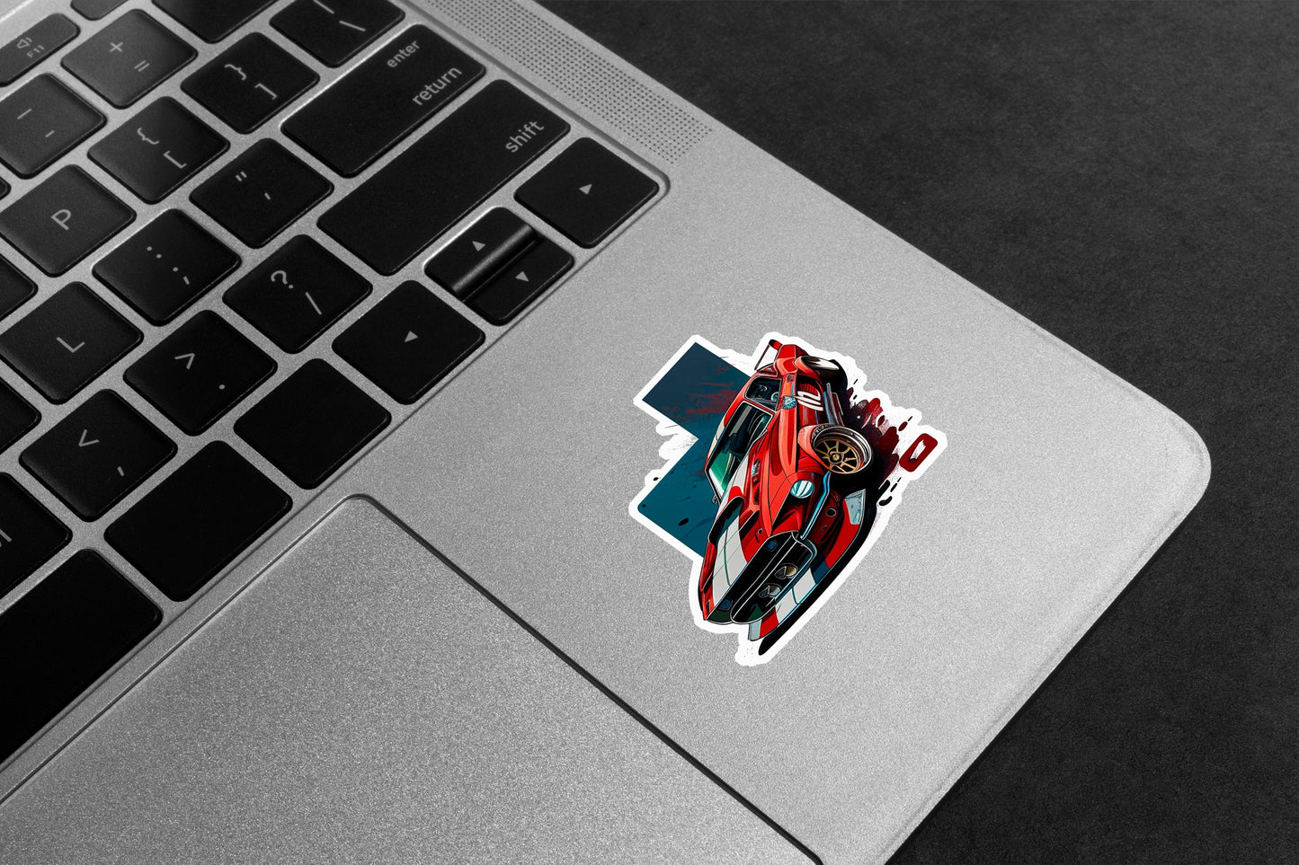 Classic Mustang Racer Premium Vinyl Stickers