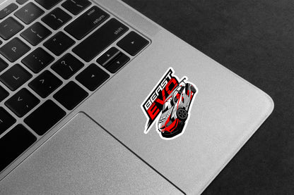 Beast EVO Rally Car Premium Vinyl Stickers