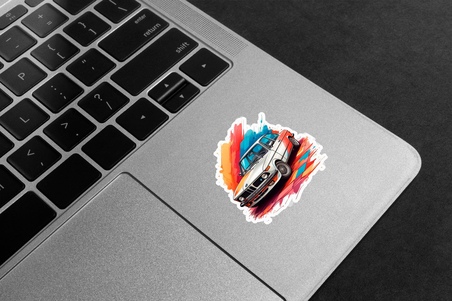 Classic BMW Paint Splash Premium Vinyl Stickers