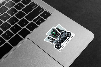 Supercharged Ninja Bikes Premium Vinyl Stickers
