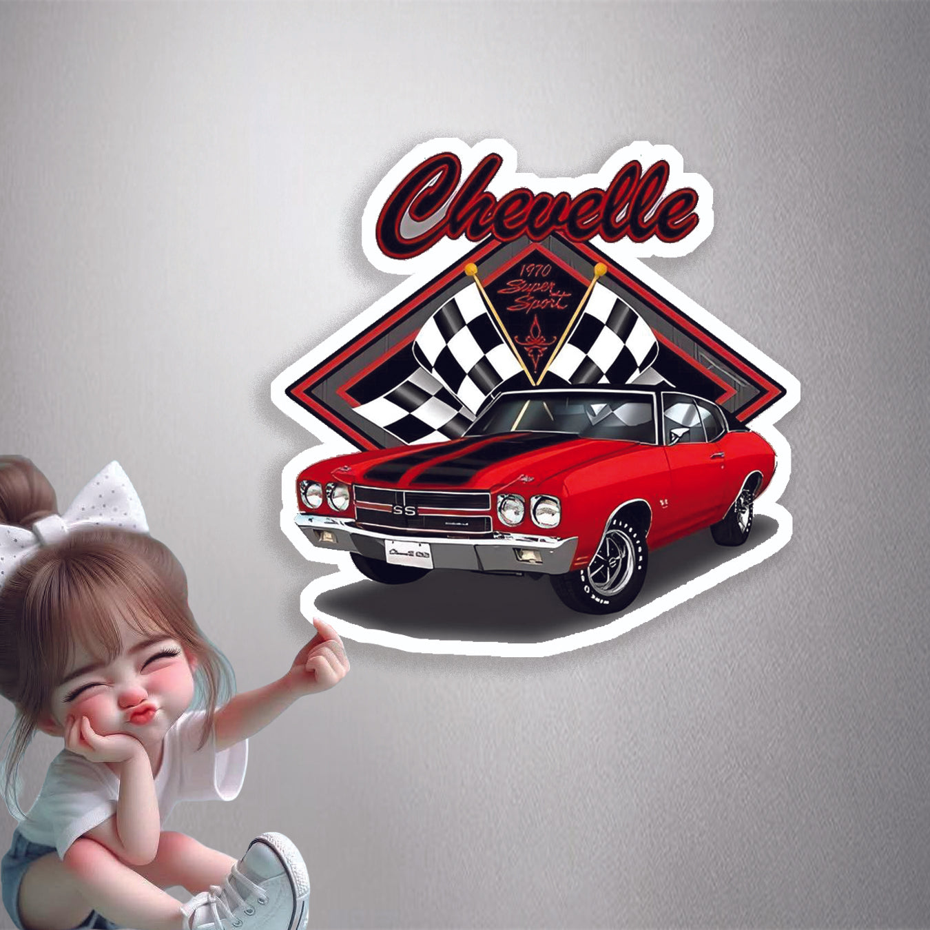 1970 Chevelle SS Premium Vinyl Stickers