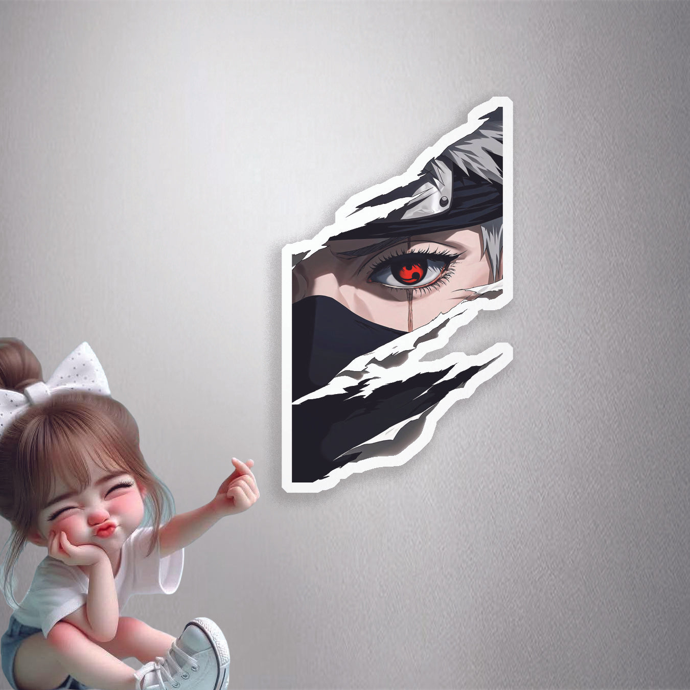 Kakashi Sharingan Eye Premium Vinyl Stickers