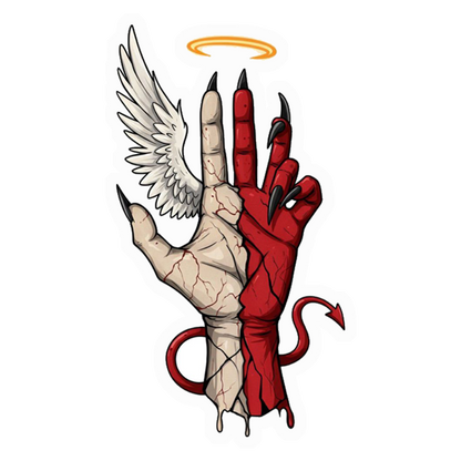 Angel Devil Balance Premium Vinyl Stickers