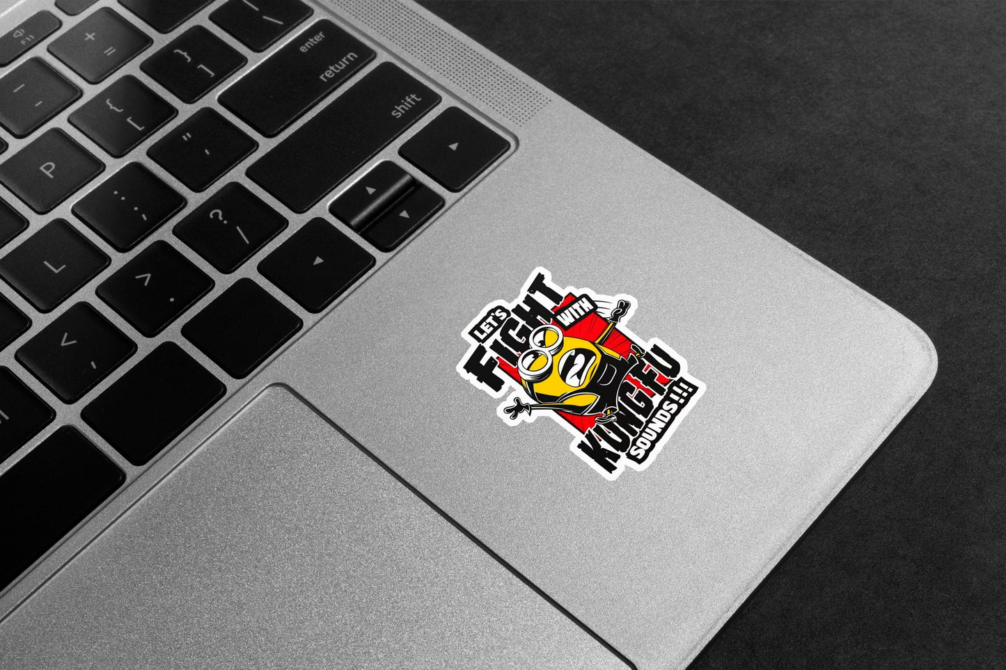 Minion Kung Fu Sounds Premium Vinyl Stickers