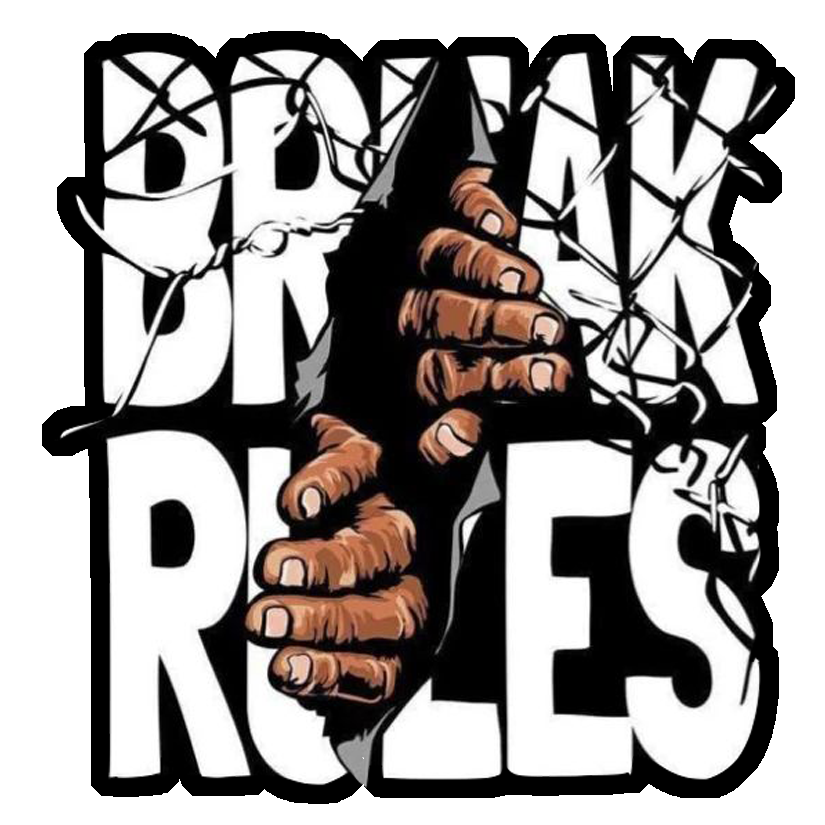 Break Rules Rebel Premium Vinyl Stickers