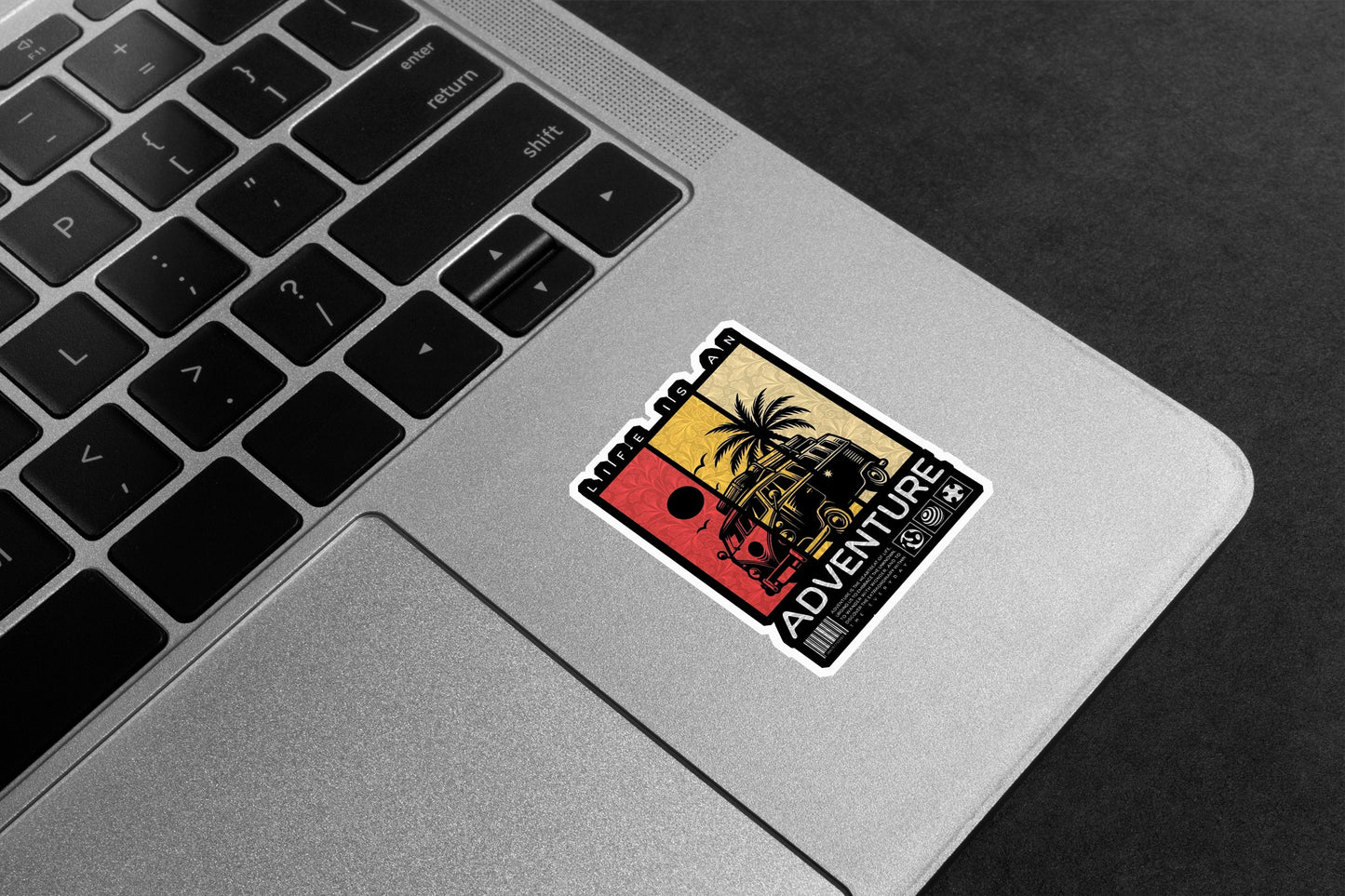 Life Is Adventure Van Premium Vinyl Stickers