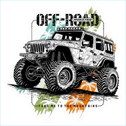 Off-Road Mountains Jeep