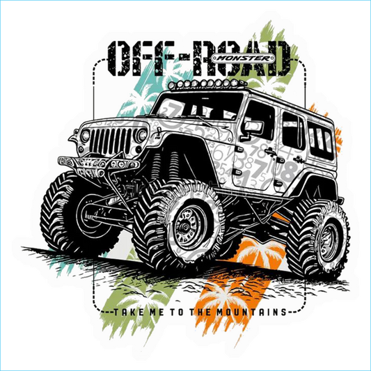 Off-Road Mountains Jeep