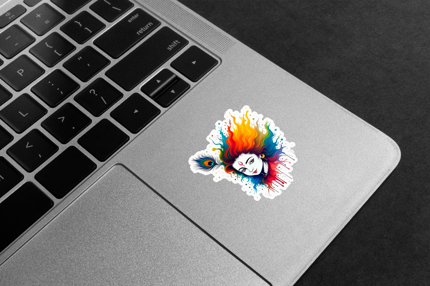 Colorful Krishna Divine Premium Vinyl Stickers