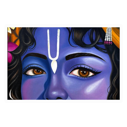Krishna Divine Eyes Premium Vinyl Stickers