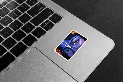 Krishna Divine Eyes Premium Vinyl Stickers