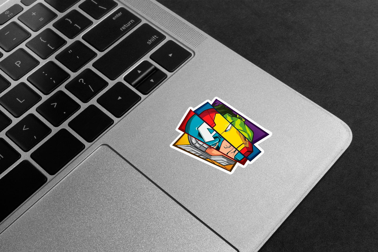 Avengers Faces Collage Premium Vinyl Stickers