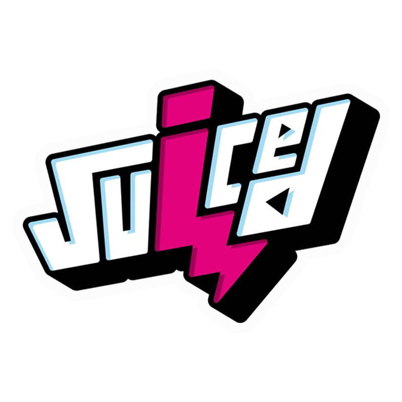 Juiced Power Bolt Premium Vinyl Stickers