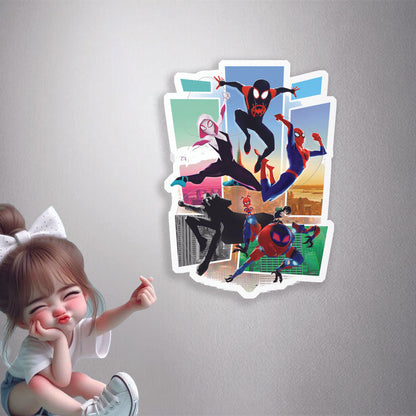 Spider-Verse Heroes Action Premium Vinyl Stickers