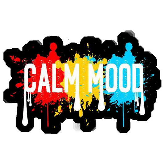 Calm Mood Splatter Art Premium Vinyl Stickers