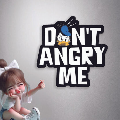Donald Duck Don't Angry Me Premium Vinyl Stickers