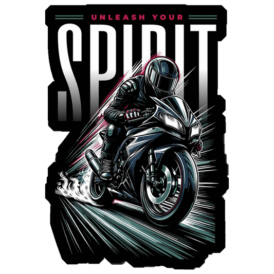 Unleash Spirit Rider Premium Vinyl Stickers