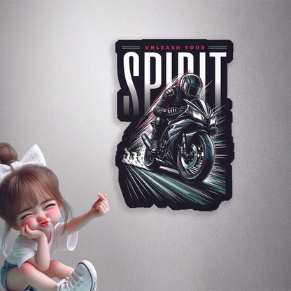 Unleash Spirit Rider Premium Vinyl Stickers