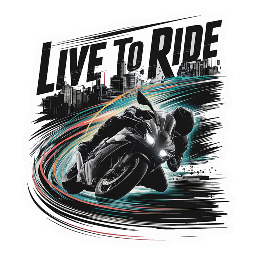 Live To Ride City Premium Vinyl Stickers