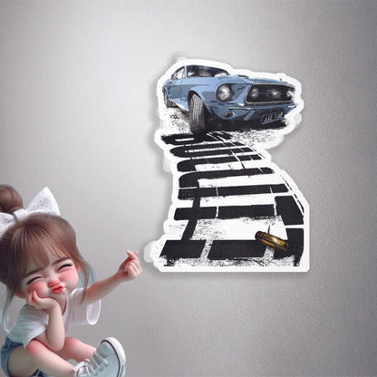 Road Bullet Car Premium Vinyl Stickers