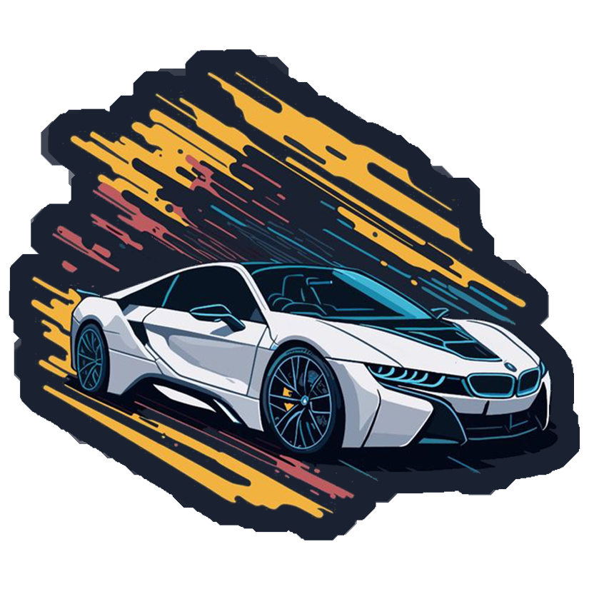 BMW i8 Urban Sport Premium Vinyl Stickers