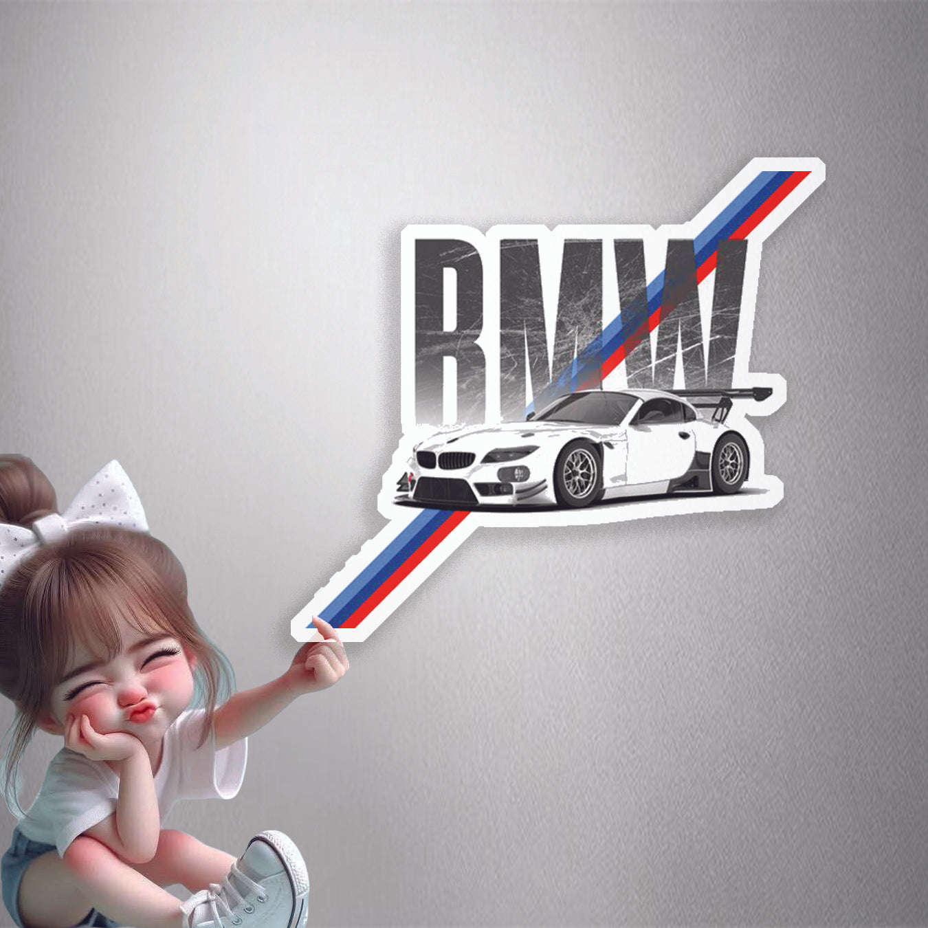 BMW Z4 GT3 Race Premium Vinyl Stickers