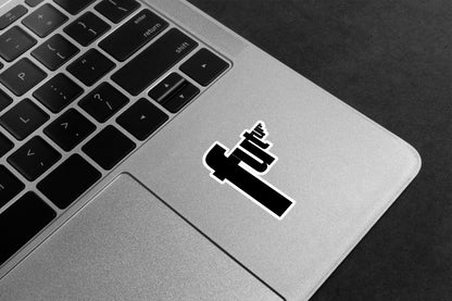 Future Stylized Text Premium Vinyl Stickers