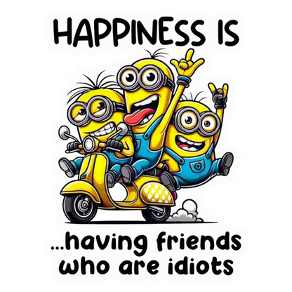 Minions Idiot Friends Premium Vinyl Stickers