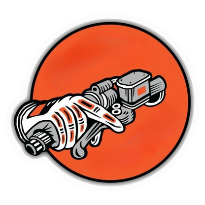 Motorcycle Brake Hand Premium Vinyl Stickers