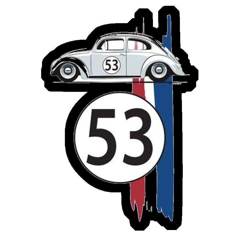 Herbie The Love Bug Premium Vinyl Stickers
