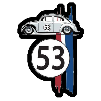 Herbie The Love Bug Premium Vinyl Stickers