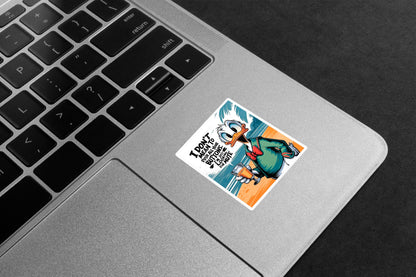 Donald Duck Mute Buttons Premium Vinyl Stickers