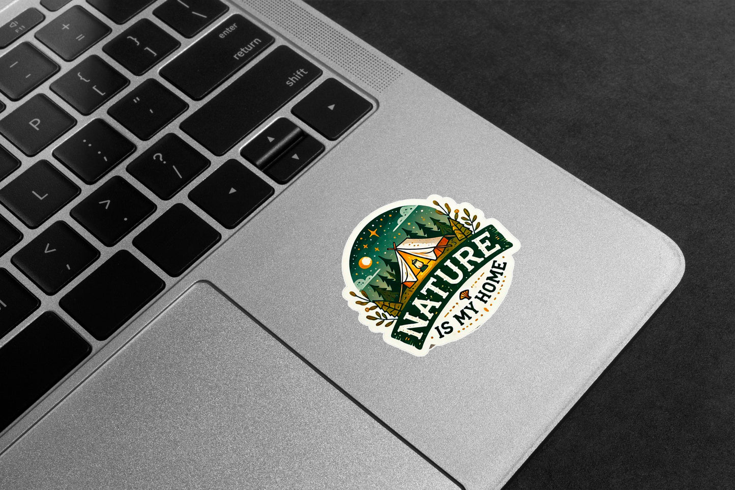 Nature Is My Home Camping Premium Vinyl Stickers