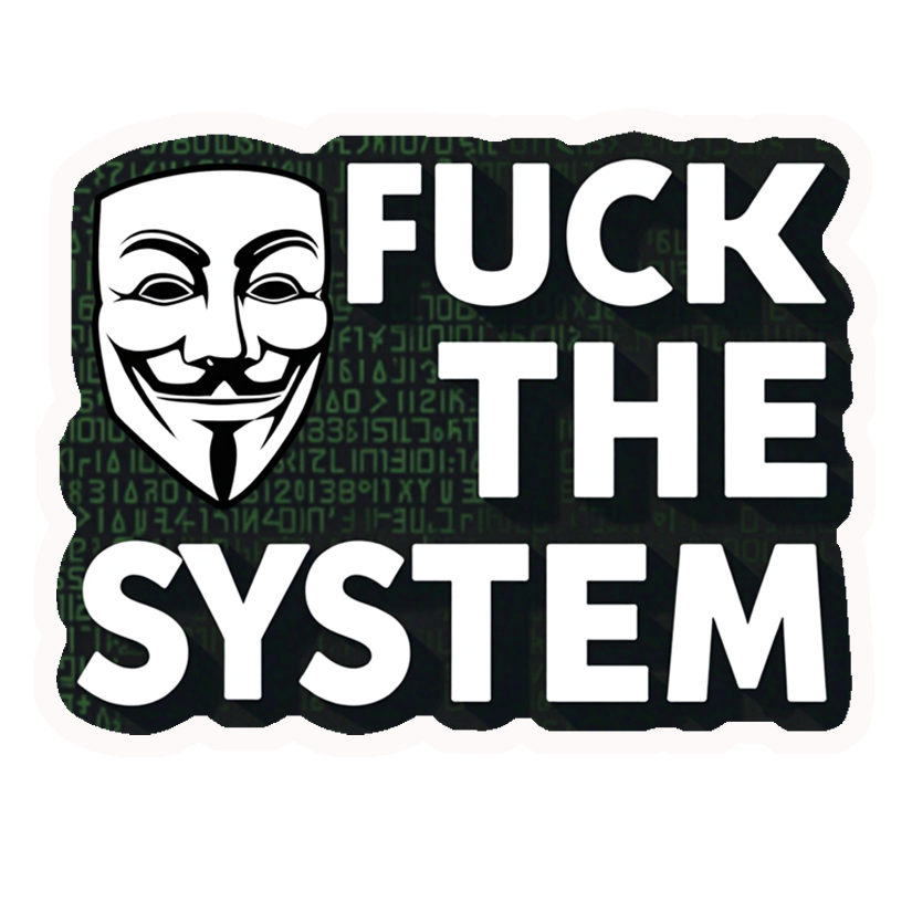 Anonymous Rebel Premium Vinyl Stickers