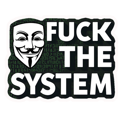 Anonymous Rebel Premium Vinyl Stickers