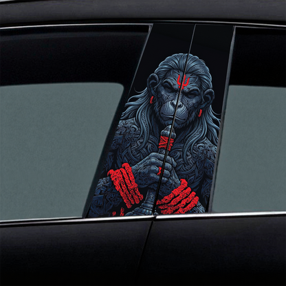 Bajrangbali With Gada Car B-Pillar Wrap