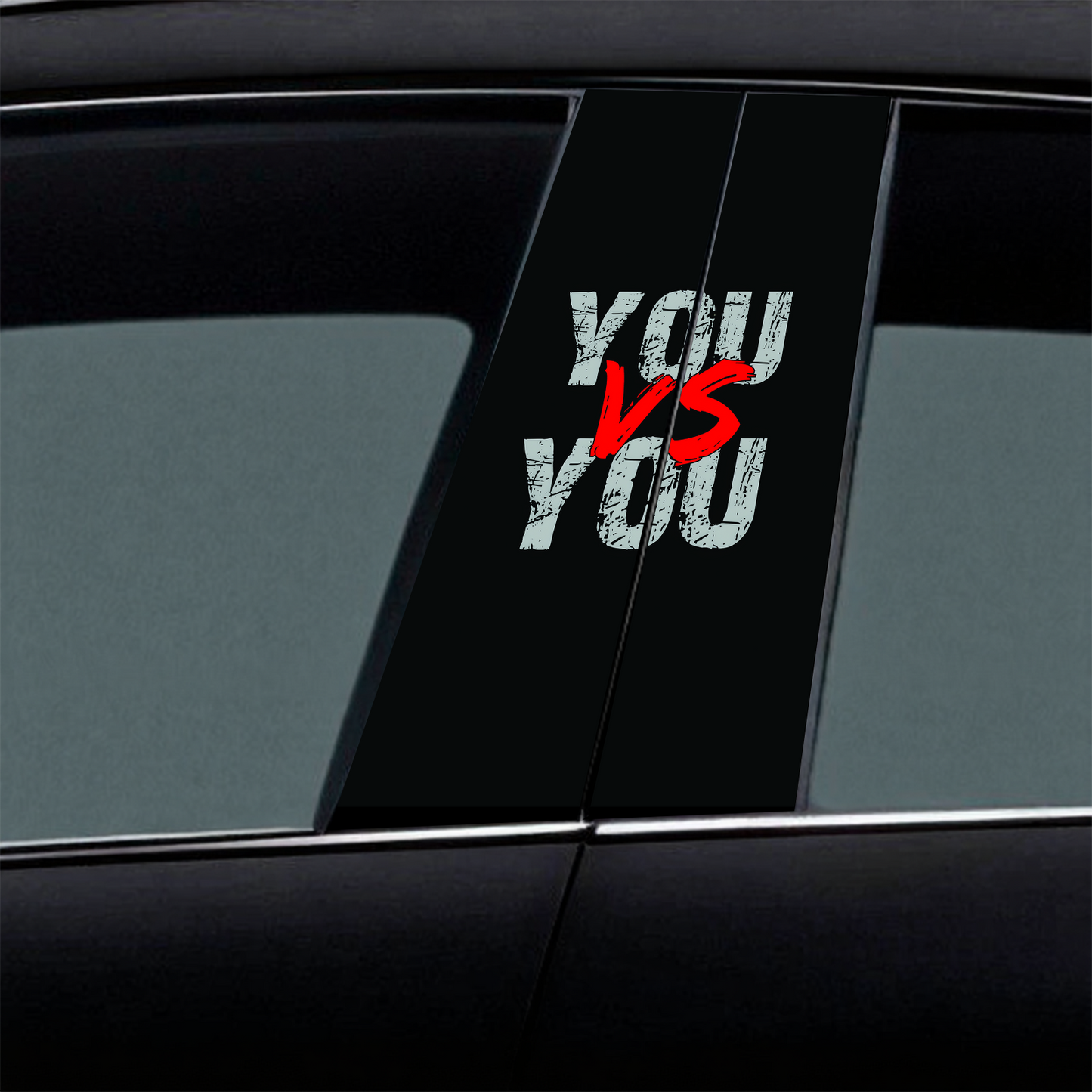 You Vs You Car B-Pillar Wrap