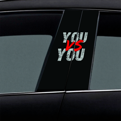 You Vs You Car B-Pillar Wrap