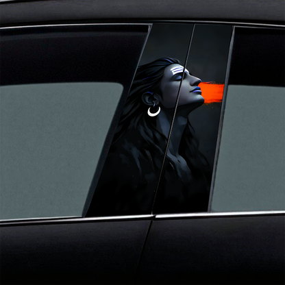 Adiyogi Car B-Pillar Wrap