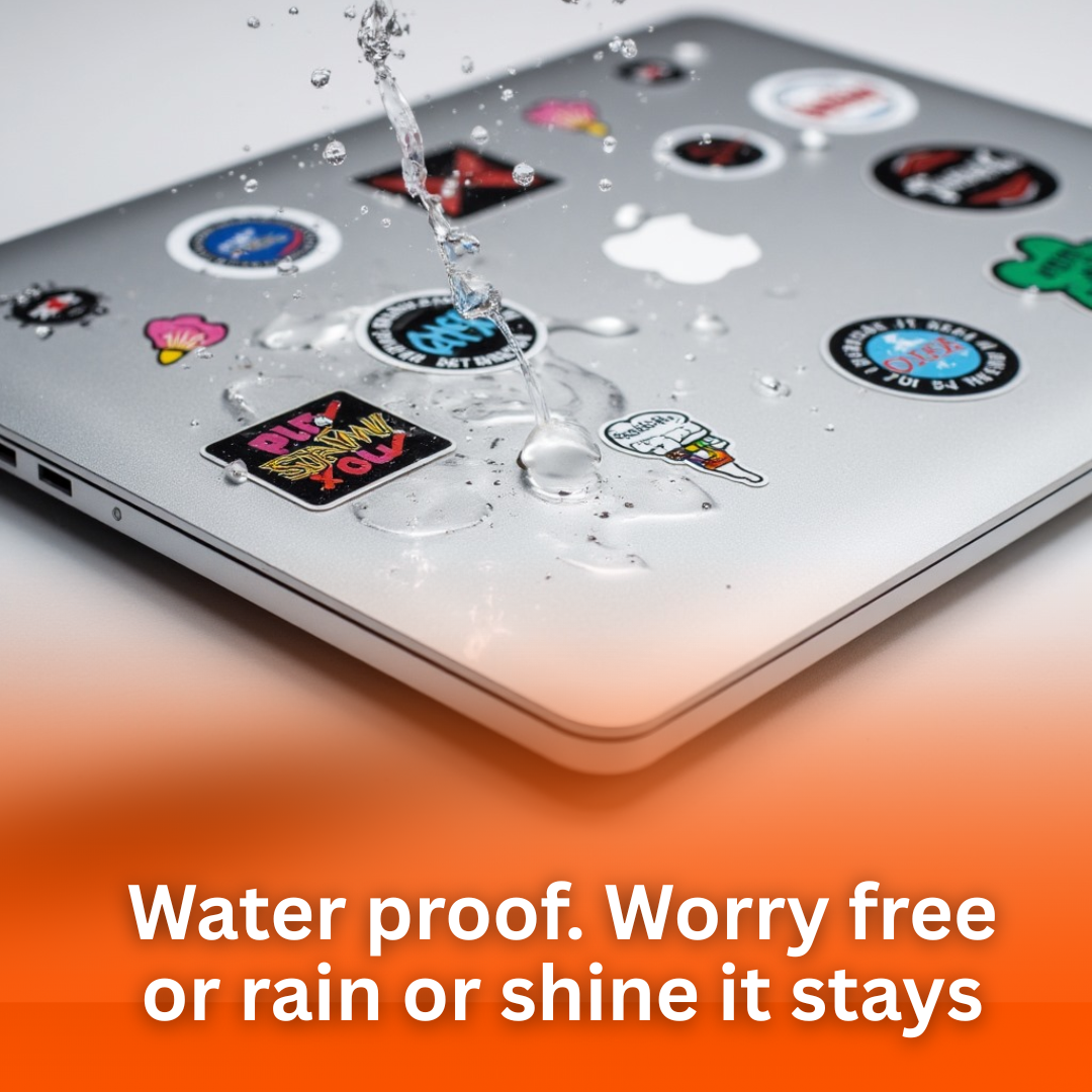 Spanked Peach Emoji Premium Vinyl Stickers