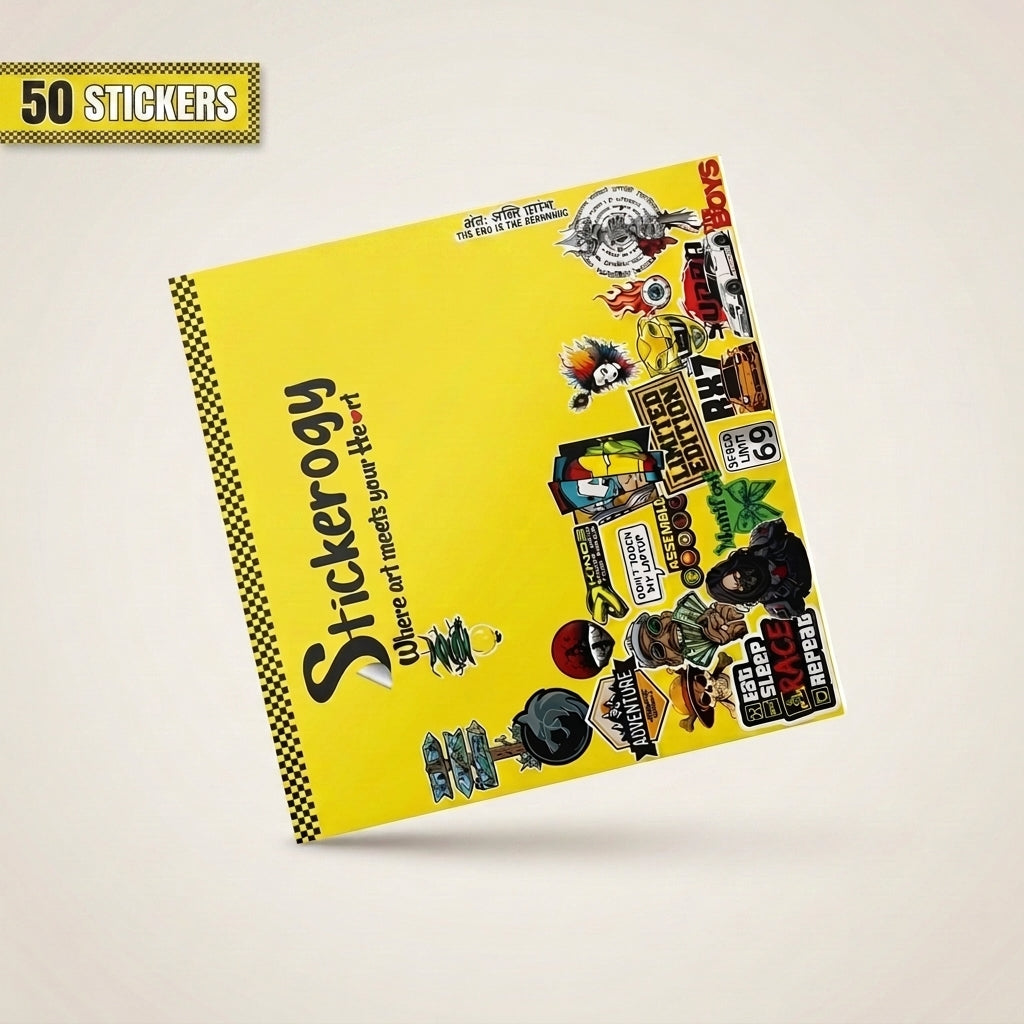 The ₹10 Sticker Vault — 50 Random Premium Stickers